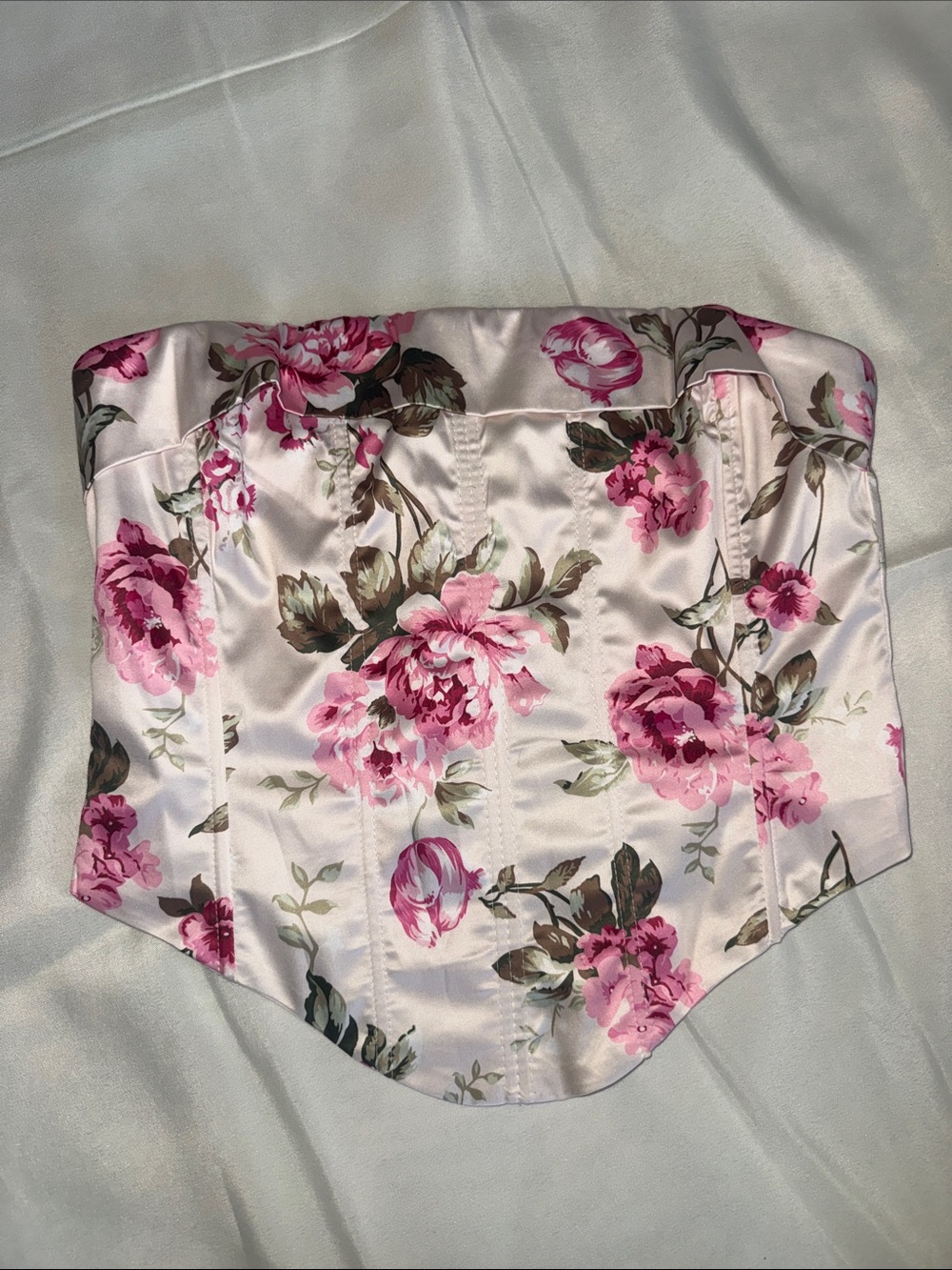 New Strapless Corset Top